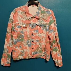 Colorful Women's Jean Jacket